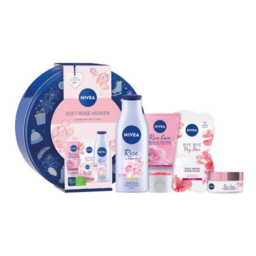 NIVEA soft rose heaven skincare regime Cheap