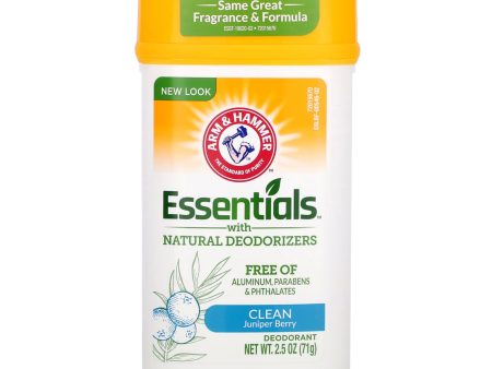 ARM& HAMMER Essentials Solid Deodorant Clean Juniper Berry ديودرنت مزيل التعرق For Sale