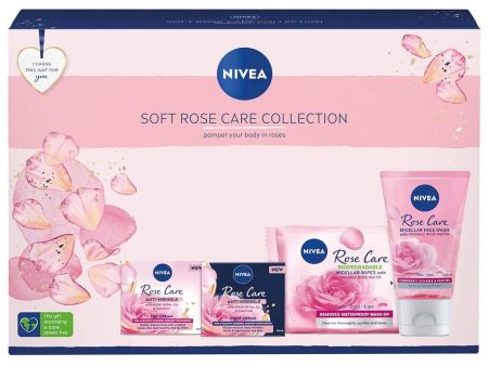 NIVEA Soft Rose care collection pamper your body in rose on Sale