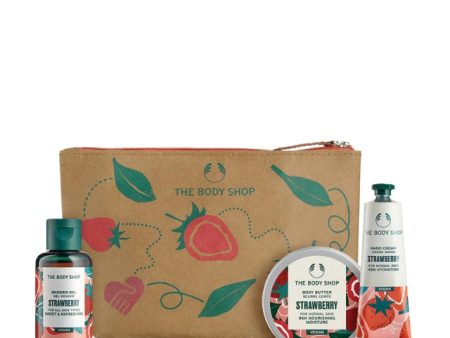 The Body Shop Strawberry Nourish & Flourish Gift Bag Supply