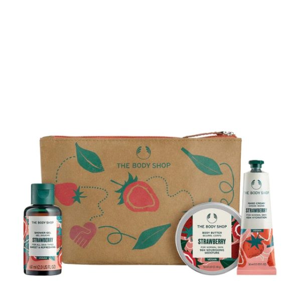 The Body Shop Strawberry Nourish & Flourish Gift Bag Supply