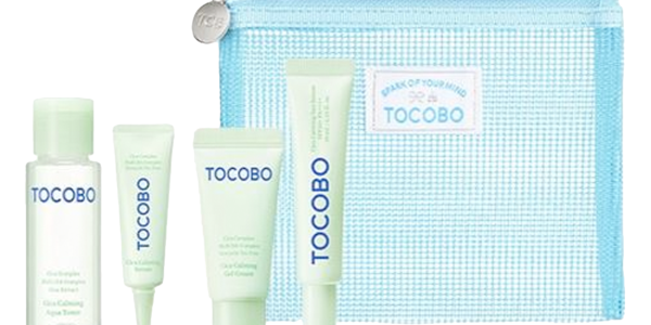 TOCOBO CICA CALMING Travel KIT مجموعة العناية بالبشرة من توكوبو بحجم السفر Sale