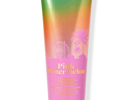 BATH AND BODY WORKS pink watermelon ultimate hydration Body Cream with hyaluronic acid كريم الجسم من باث اند بودي ووركس For Sale