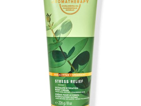 BATH AND BODY WORKS eucalyptus + spearmint stress relife ultimate hydration body cream كريم ترطيب الجسم من باث اند بودي ووركس Hot on Sale