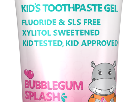 NOW FOODS Xyli White Kids Toothpaste Gel Bubblegum Splash Online