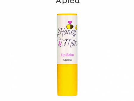 A PIEU honey & milk lip balm بالم ترطيب الشفاه بالحليب والعسل من ايبيو Fashion