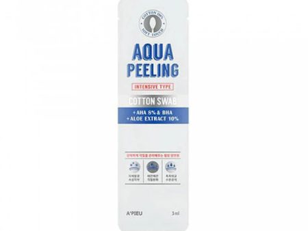 A PIEU Aqua Peeling Cotton Swab Intensive Type AHA & BHA + Aloe Extract عصا التقشير القطنية من ايبيو For Sale