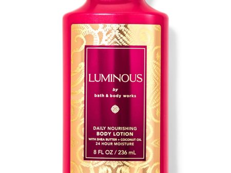 BATH AND BODY WORKS Luminous Daily Nourishing Body Lotion With Shea Butter + Coconut Oil 24 Hours Moisture Online Hot Sale