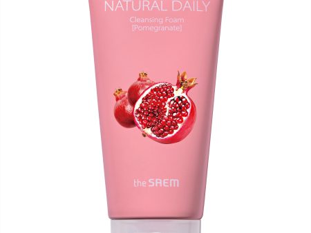 THE SAEM Natural Daily Cleansing Foam Pomegranate Online now