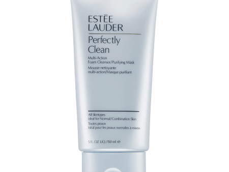 Estee Lauder Perfect clean multi action foam cleanser purifying mask ماسك وغسول من استي لودر Fashion