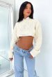 Lioness Sonny Knit Crop - Cream on Sale