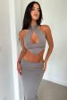 Seda Crop - Grey Online Hot Sale